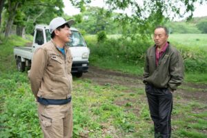 研修先の洞口さんと藤岡さん